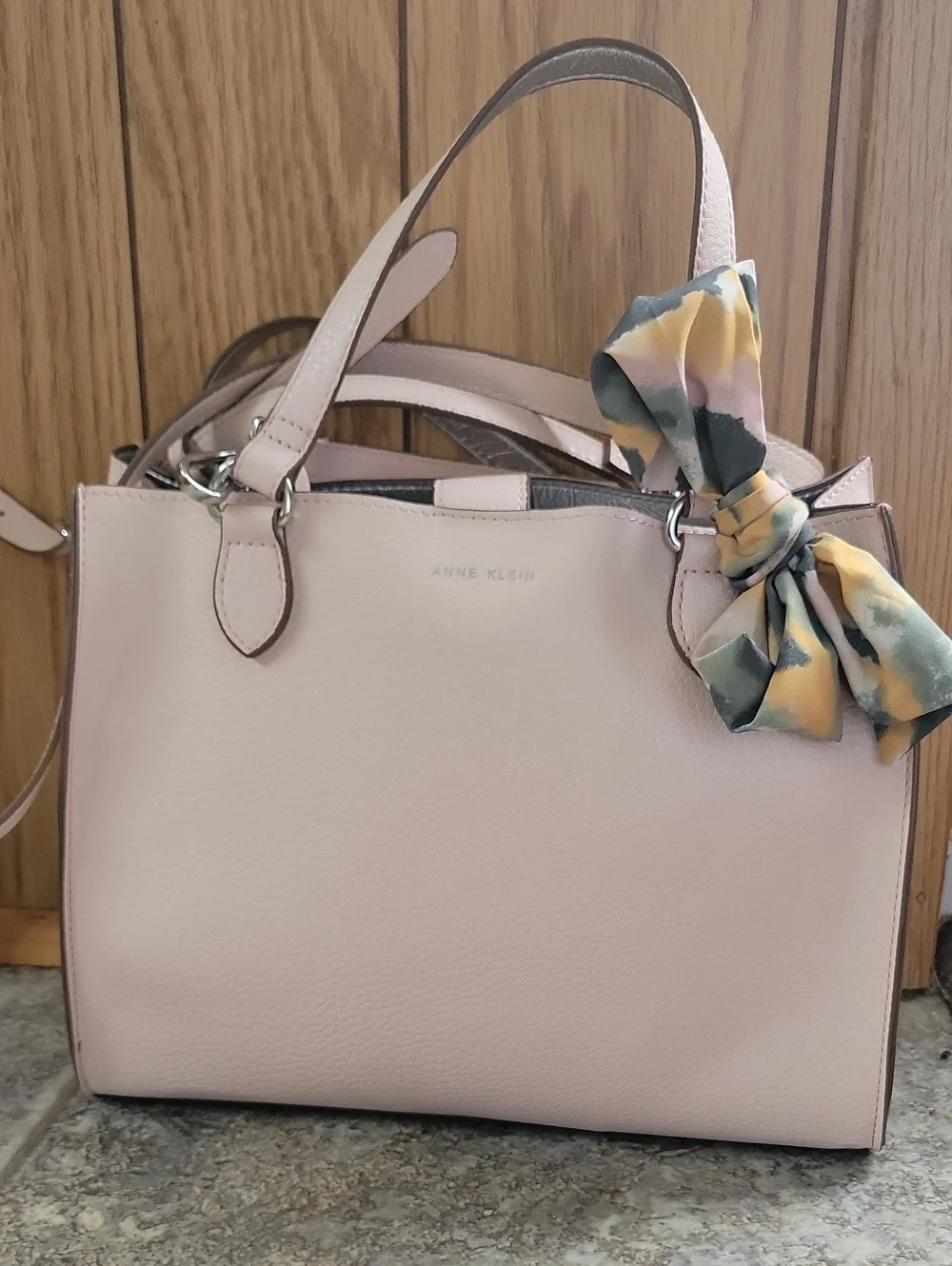 Anne Klein Pale Pink Satchel